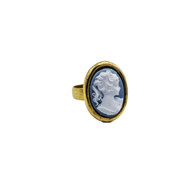 Cameo Ring (Blue)