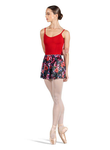 Roses Print Pull-On Skirt by Bloch (Adult)