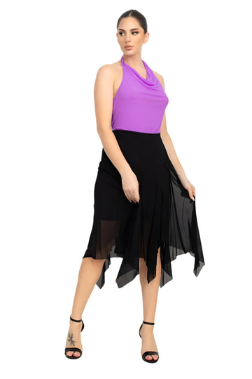 Hankerchief Sheer Mesh Costume Skirt (Adult)