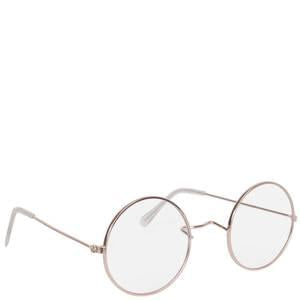 Gold Granny Circle Glasses