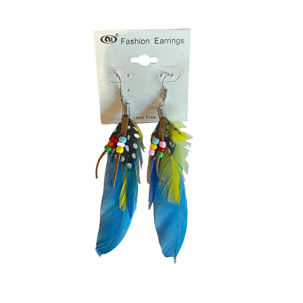 Retro Feather Earrings