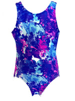 Violet Vortex Tank Leotard (Child)