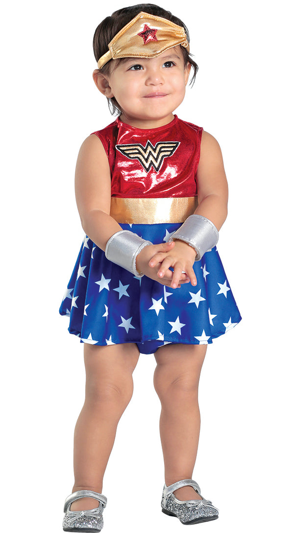 Baby Wonder Woman Dress and Diaper Cover Set Costume Baby Wonder Woman Dress and Diaper Cover Set Costume