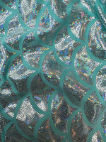 Mermaid Shadow Foil Crop Top (Child)