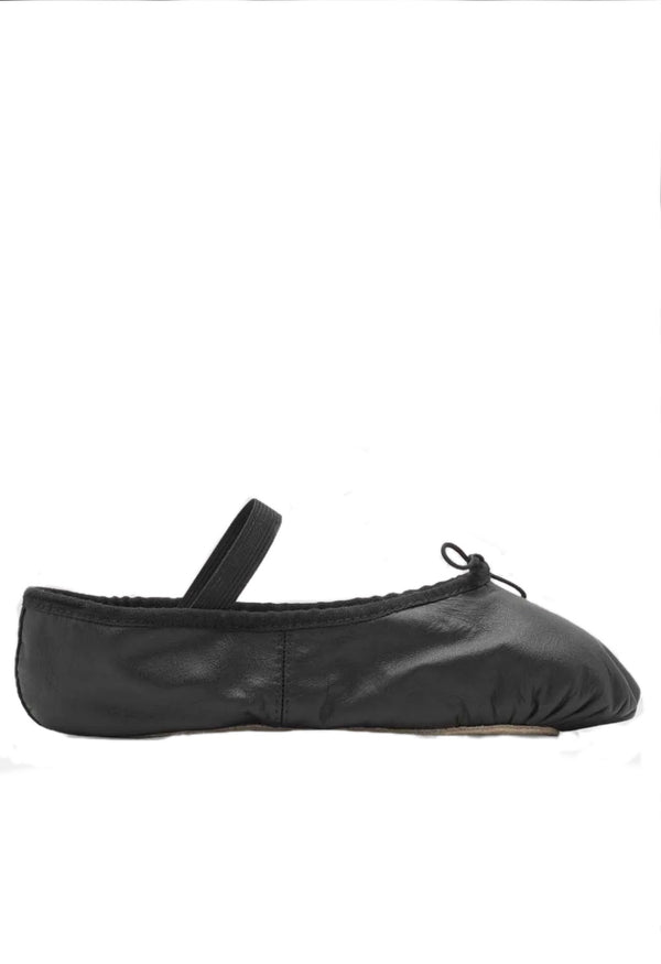 Dansoft Leather Ballet by Bloch (Adult, Black)