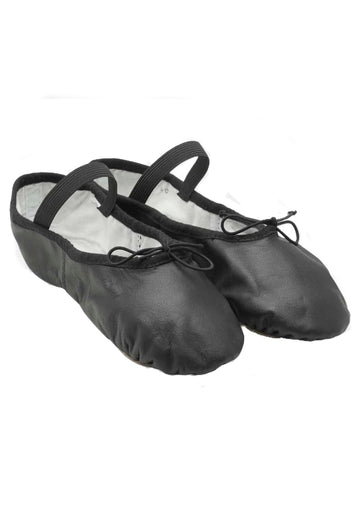 Dansoft Leather Ballet by Bloch (Adult, Black)