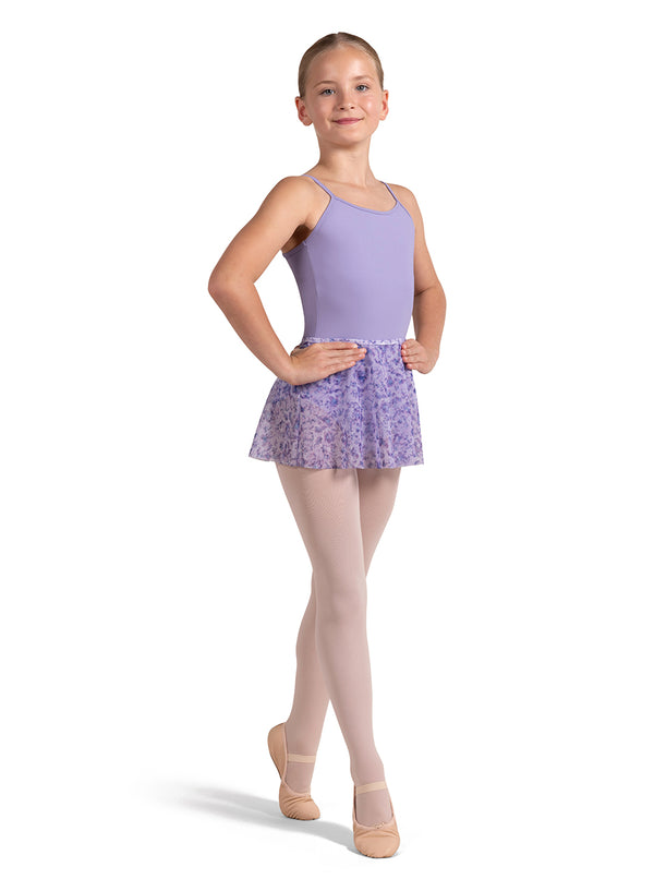 Lilac Haze Print Pull-On Skirt by Bloch (Child)