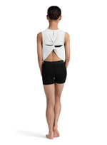 Girls Bloch Dancer Print Twist Back Tee CZ30005 (White)