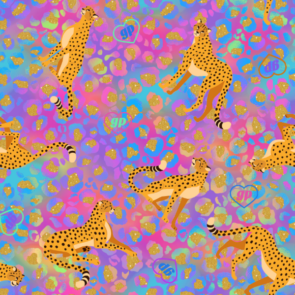 Cheetah Print Gymnastics Biketard (Child)