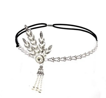 Rhinestone Stretch Flapper Band