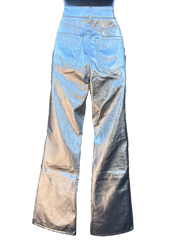 Silver Metallic Jeans (Adult)