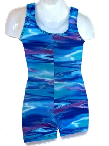 Indigo Waves Tank Biketard (Child)