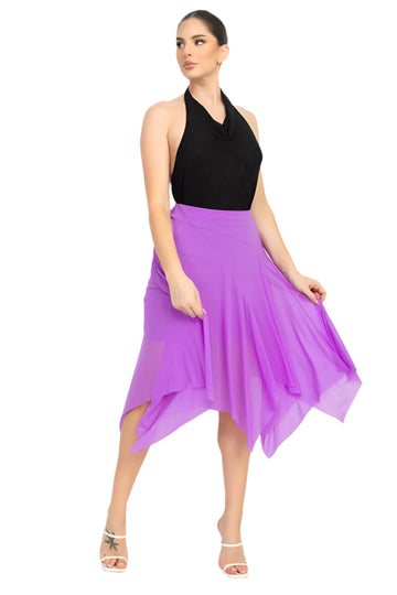 Hankerchief Sheer Mesh Costume Skirt (Adult)