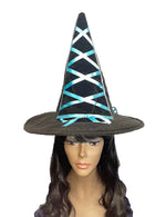 Velvet Lace Up Witch Hat