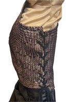 Deluxe Brocade Snap Corset Vest (All Prints Unique)