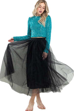 Tea Length Lined Tutu Skirt (Adult)