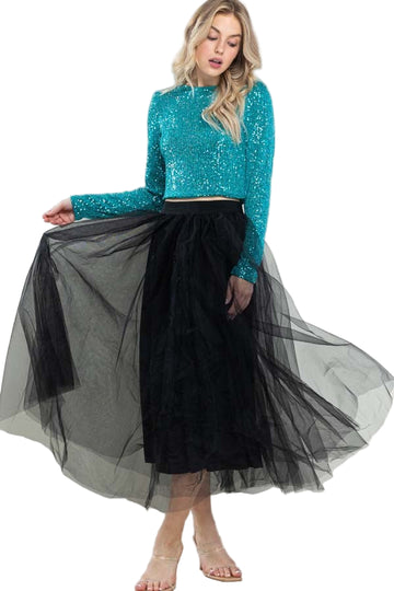 Tea Length Lined Tutu Skirt (Adult)