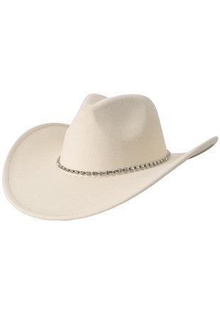 Cowgirlhut mit Strasssteinen