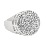 Iced Out Ring Silver Gold (Men)