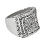 Iced Out Ring Silver Gold (Men)