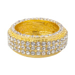 Iced Out Ring Silver Gold (Men)