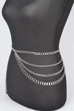 Layered Metal Chain Belt