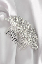 Rhinestone Garland Bridal Comb