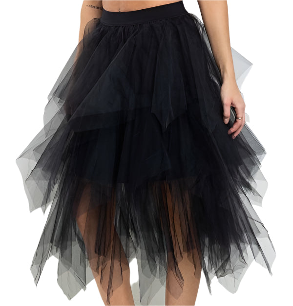 Customizable Sheer Tulle Mesh Fluff Skirt