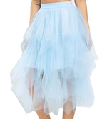 Customizable Sheer Tulle Mesh Fluff Skirt