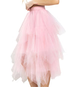 Customizable Sheer Tulle Mesh Fluff Skirt