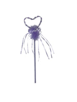 Varita de corazón con cuentas (rosa)