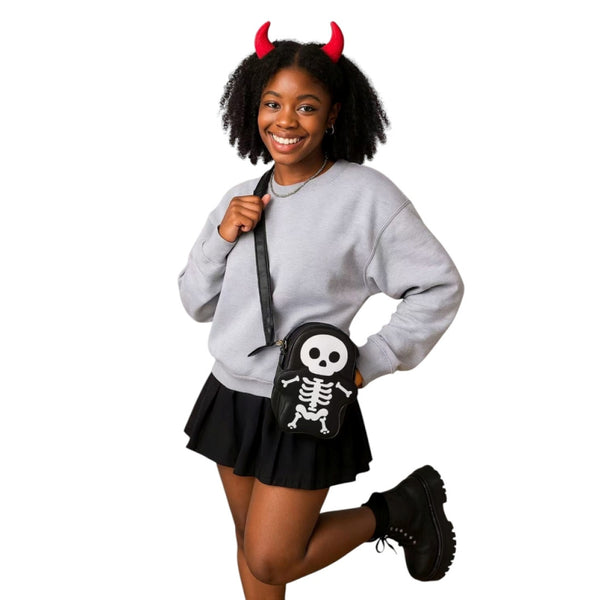 Black Skeleton Bag