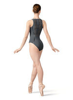 Ladies Weave Back Camisole Leotard L5297 (Graphite)