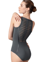 Ladies Weave Back Camisole Leotard L5297 (Graphite)