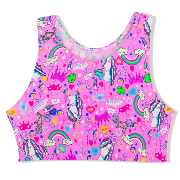 Unicorn Favorite Things Bra Top (Child)