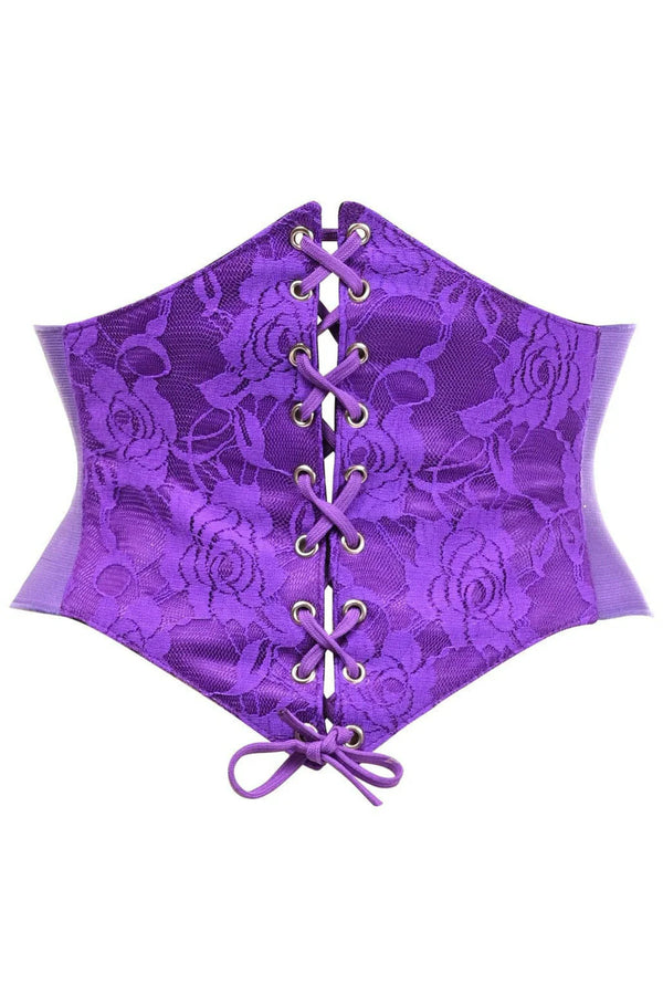 Purple Lace Waist Cincher