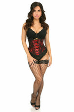 Red Lace-Up Underbust Corset