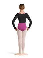 Girls Mirella Long Sleeve Gathered Top M30004C (Black)