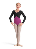 Girls Mirella Long Sleeve Gathered Top M30004C (Black)