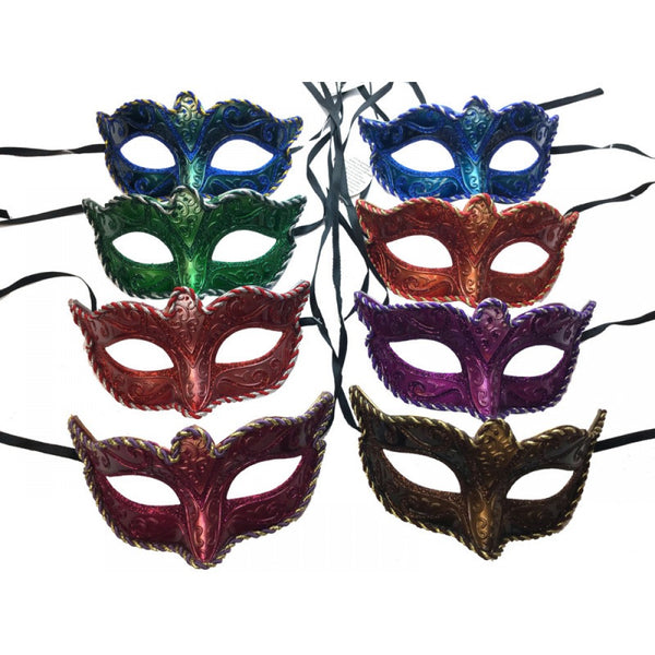 Maske mit Rand im venezianischen Stil