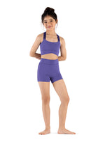 Girls Strap Detail Crop Top M752C (Tanzanite)