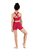 Girls Strap Detail Crop Top M752C (Watermelon)