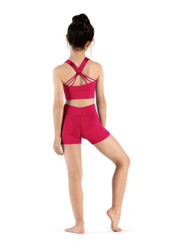 Girls Strap Detail Crop Top M752C (Watermelon)