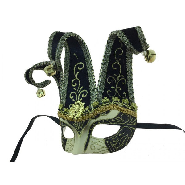 Máscara de mascarada de bufón