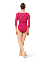 Womens Mirella Sheer Overlay Top M7064L (Watermelon)
