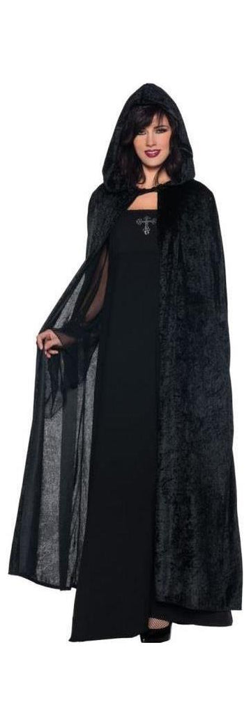Capa de Bruja Negra (Adulto)