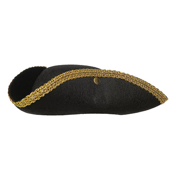 Tricorn Hat w/ Gold Trim
