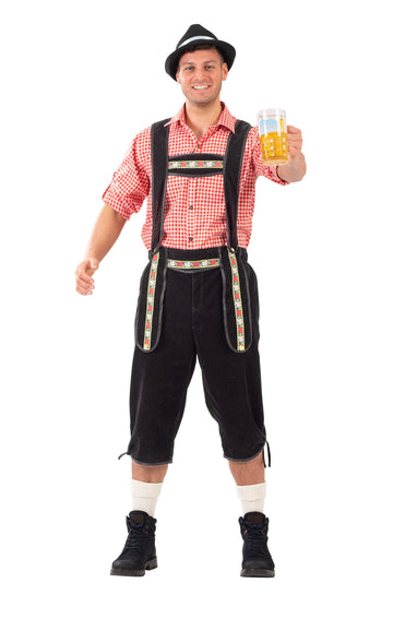 Black Lederhosen (Adult)