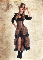 Steampunk Skirt (Brown)