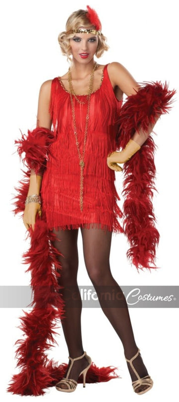 Fashion Flapper - Red (Adult)